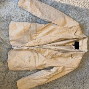 Banana Republic Beige Linen-Blend Blazer